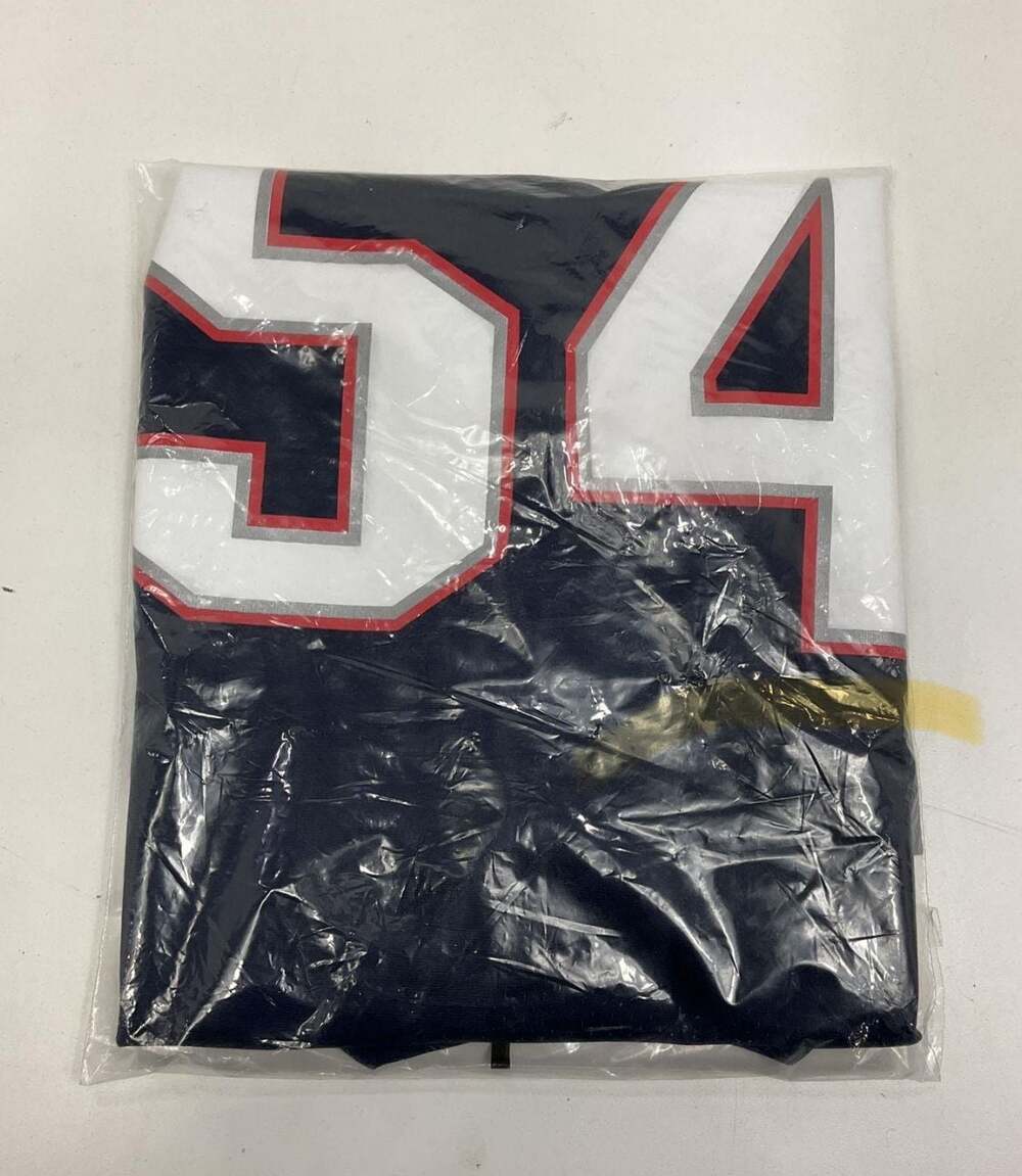 New England Patriots Tedy Bruschi 54 Retired Player Jersey Size M